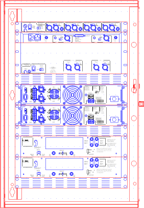 Rack Layout - Rear View