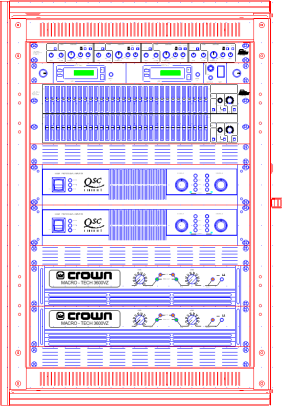 Rack Layout - Front View