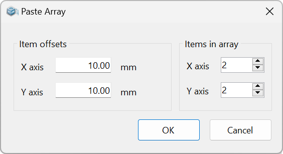 Paste Repeat Dialog