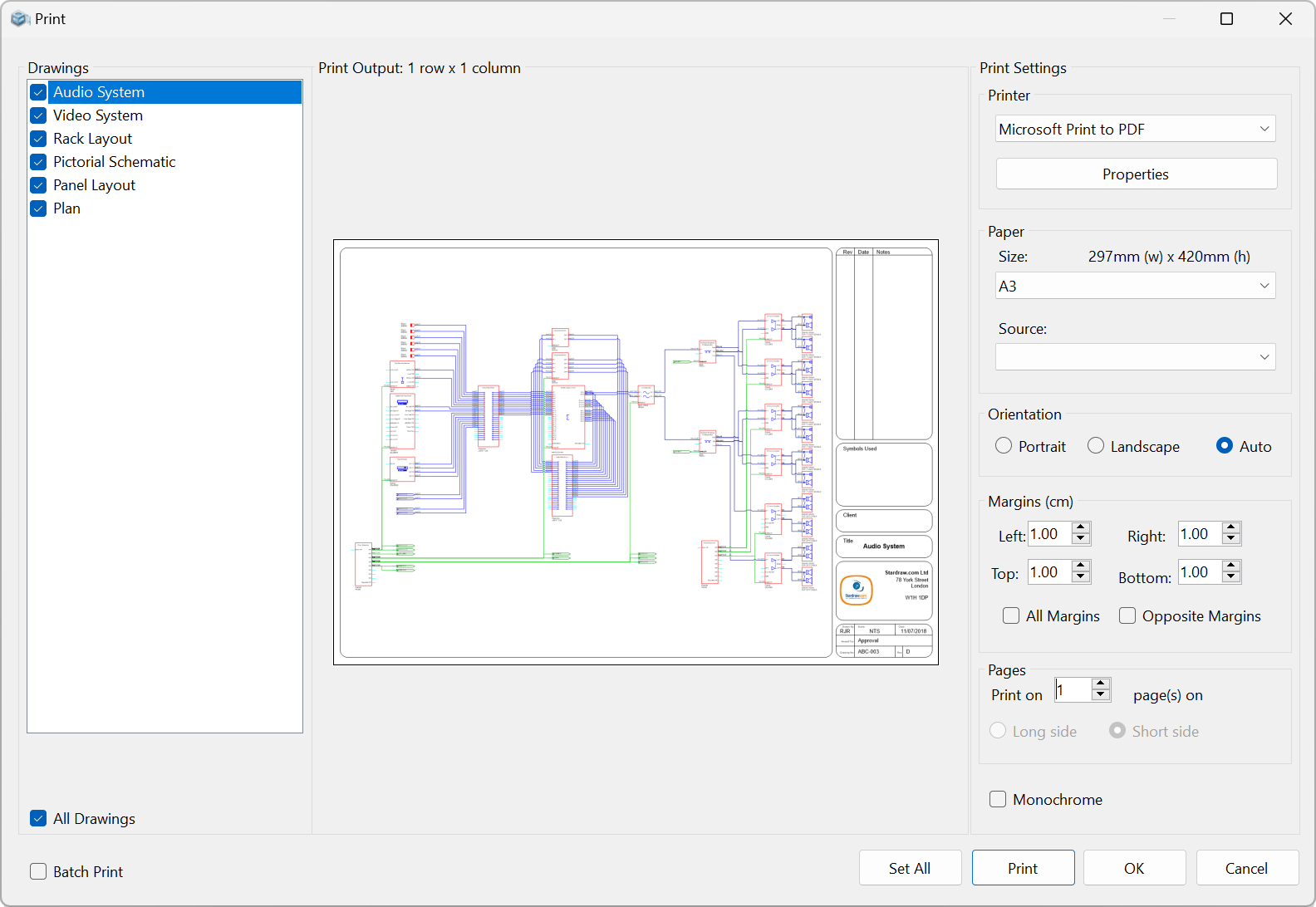 Print Dialog